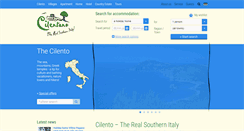 Desktop Screenshot of cilento-travel.com
